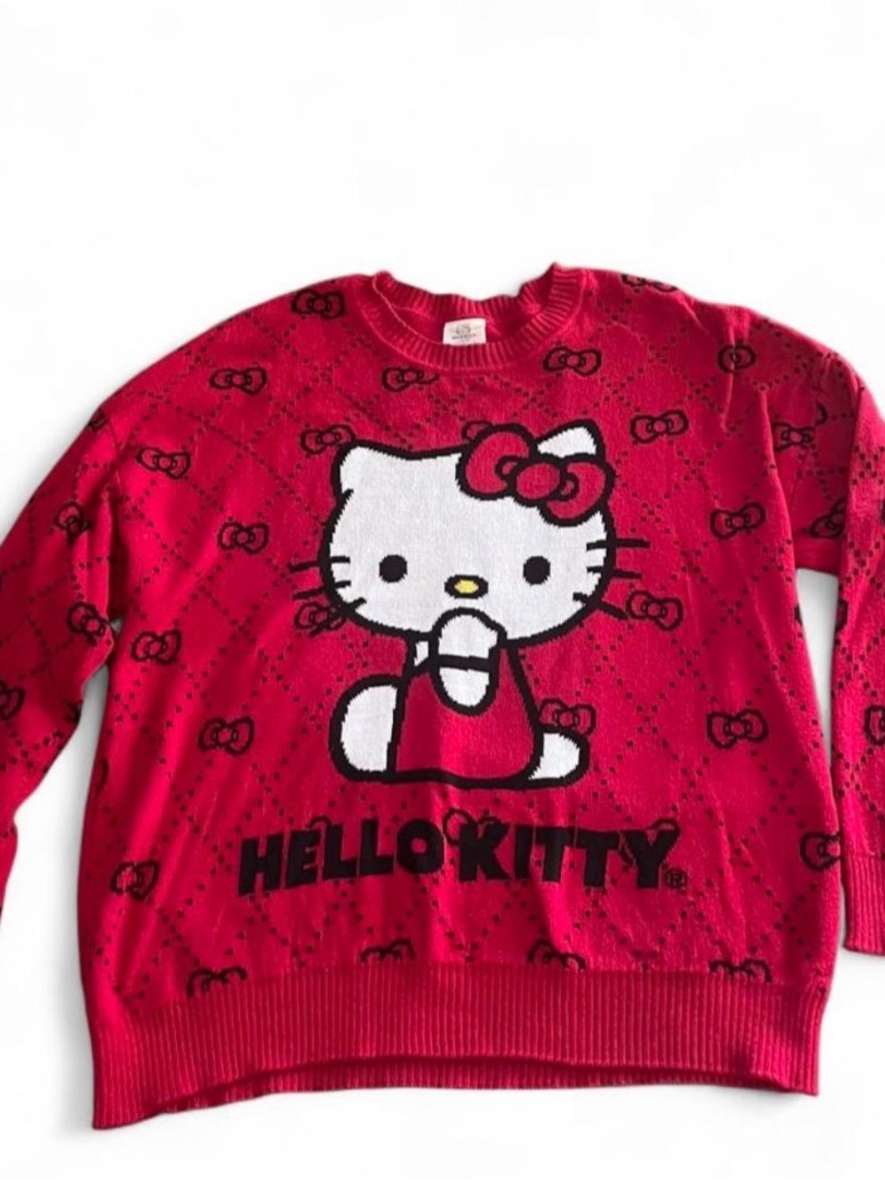 Hello Kitty Red Graphic Sweater - XL
